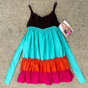 Sweet Heart Rose Size 16 Ruffled Tiered Sundress NWT